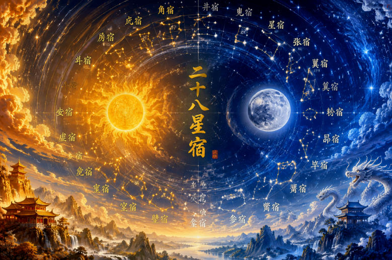 二十八宿分配六甲捷诀